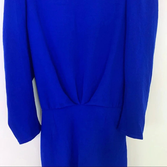 NWT Ba&Sh Melinda Puff Sleeve Ruched Mini Dress Blue Size XS - Picture 6 of 11